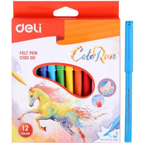 Flamaster Deli COLORUN 12K 6921734962782 12 kol. (EC10000)