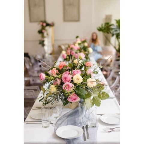 Organza organza Gładka 0,36x9 [mm x m] srebrna Partydeco (ORS-018)