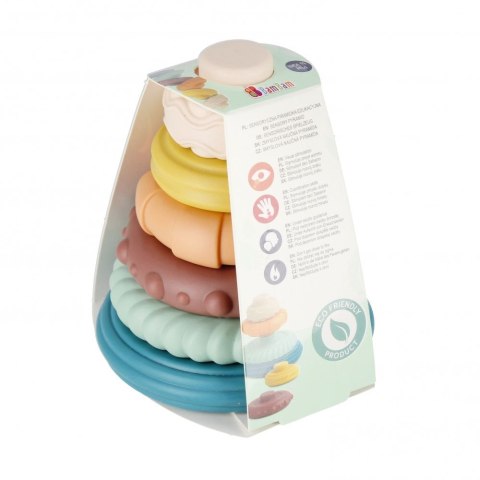 Układanka piramidka pastelowa Bam Bam (500692) Układanka piramidka pastelowa Bam Bam (500692)
