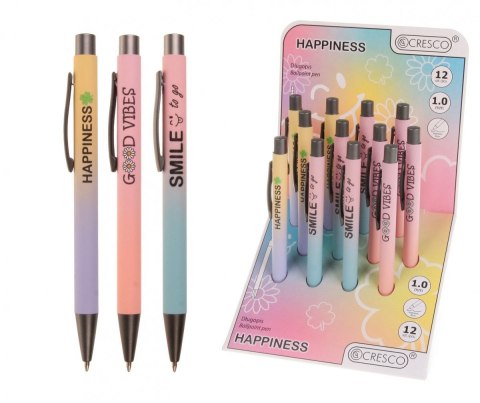 Długopis Zenith 4 Cresco 12 SZT HAPPINESS 5907464223769 niebieski 1,0mm (230002) Długopis Zenith 4 Cresco 12 SZT HAPPINESS 5907464223769 niebieski 1,0mm (230002)