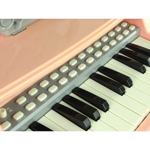 Organy Lean Elektryczne Pianinko Organy Różowe z Krzesłem 25 Klawiszy (10978) Organy Lean Elektryczne Pianinko Organy Różowe z Krzesłem 25 Klawiszy (10978)