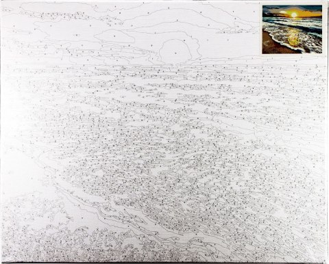 Zestaw kreatywny Flamingo Line Malowanie po numerach 40x50cm Zachód słońca nad morzem (fsy36) Zestaw kreatywny Flamingo Line Malowanie po numerach 40x50cm Zachód słońca nad morzem (fsy36)
