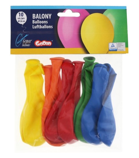 Balon gumowy Godan PASTEL 10 mix 260mm (G90/P10)