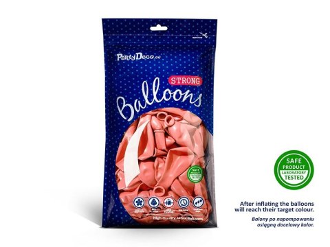 Balon gumowy Strong Baloons Metallic Rose Gold 1op/100sztuk metalizowany 100 szt różowy metaliczny 270mm (SB12M-019R) Balon gumowy Strong Baloons Metallic Rose Gold 1op/100sztuk metalizowany 100 szt różowy metaliczny 270mm (SB12M-019R)