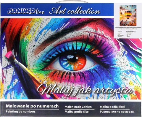 Zestaw kreatywny Flamingo Line Malowanie po numerach 40x50cm Kapadocja (FLG157-01) Zestaw kreatywny Flamingo Line Malowanie po numerach 40x50cm Kapadocja (FLG157-01)