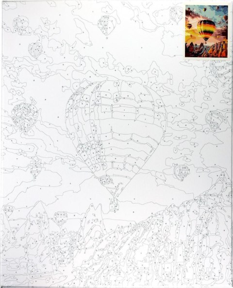 Zestaw kreatywny Flamingo Line Malowanie po numerach 40x50cm Kapadocja (FLG157-01) Zestaw kreatywny Flamingo Line Malowanie po numerach 40x50cm Kapadocja (FLG157-01)