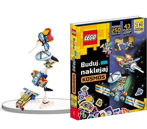 Książka dla dzieci Ameet LEGO® Books. Buduj i naklejaj. Kosmos (bsc 6603)