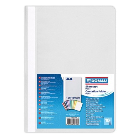 Skoroszyt A4 szary PVC PCW Skoroszyt A4 szary PVC PCW