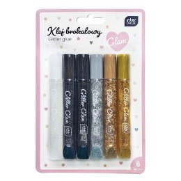 Klej w płynie Interdruk GLAM brokatowy 5902277356826 10,5ml (6x10,5ml)