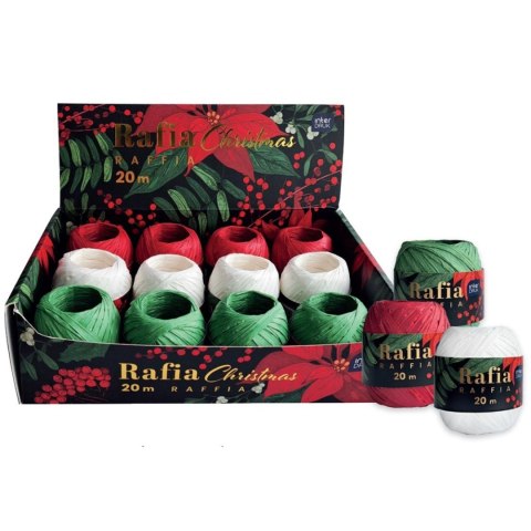 Rafia Interdruk CHRISTMAS na szpulce 5902277354204 mix 20m (20 m) Rafia Interdruk CHRISTMAS na szpulce 5902277354204 mix 20m (20 m)