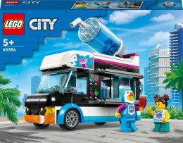 Klocki konstrukcyjne Lego City Pingwinia furgonetka ze slushem (60384)