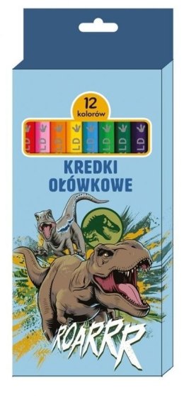 Kredki ołówkowe Beniamin Jurassic Park 12 kol.