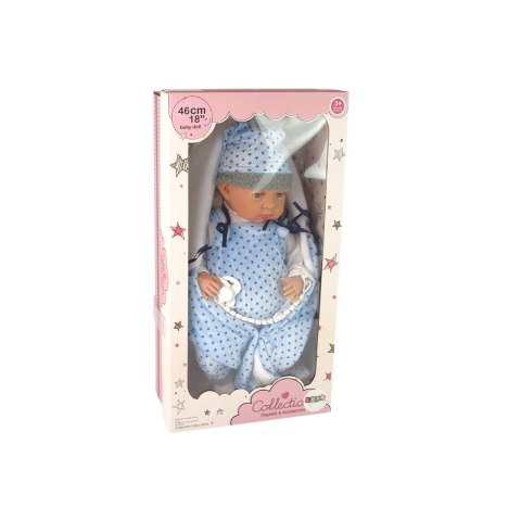 Lalka Bobas Siusia Dźwięk Smoczek Butelka Szara Piżama [mm:] 380 Lean (12400)