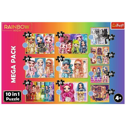 Puzzle Trefl 10w1 Kolekcja modnych laleczek (96000) Puzzle Trefl 10w1 Kolekcja modnych laleczek (96000)