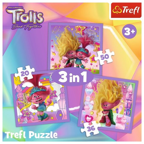Puzzle Trefl Poznaj wesołe Trolle (34870) Puzzle Trefl Poznaj wesołe Trolle (34870)