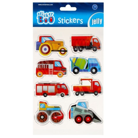 Naklejka (nalepka) Stickerboo S-Boo Jelly Autka (493723) Naklejka (nalepka) Stickerboo S-Boo Jelly Autka (493723)