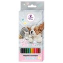 Kredki ołówkowe The Sweet Pets trójkątne 12 kol. Beniamin Kredki ołówkowe The Sweet Pets trójkątne 12 kol. Beniamin