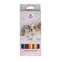 Kredki ołówkowe The Sweet Pets trójkątne 12 kol. Beniamin Kredki ołówkowe The Sweet Pets trójkątne 12 kol. Beniamin