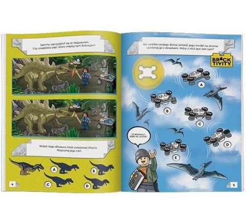 Książeczka edukacyjna LEGO® Jurassic World™. Jurajska przygoda Bena Ameet (LNC 6208) Książeczka edukacyjna LEGO® Jurassic World™. Jurajska przygoda Bena Ameet (LNC 6208)