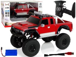 Samochód Lean Off- Road R/C 2.4G Climbing Car 1:8 czerwony (8839)