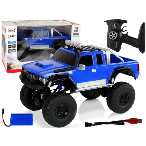 Samochód Off- Road R/C 2.4G Climbing Car 1:8 niebieski Lean (9936) Samochód Off- Road R/C 2.4G Climbing Car 1:8 niebieski Lean (9936)