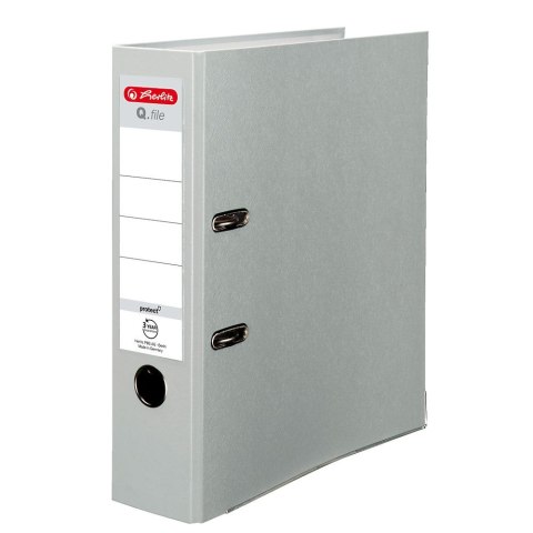 Segregator dźwigniowy Q. file Standard 0011167459 A4 80mm popielaty Herlitz (300023533) Segregator dźwigniowy Q. file Standard 0011167459 A4 80mm popielaty Herlitz (300023533)