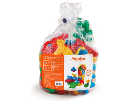 Klocki konstrukcyjne Waffle 31 elementów mały domek Marioinex Klocki konstrukcyjne Waffle 31 elementów mały domek Marioinex
