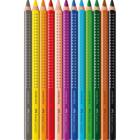 Kredki ołówkowe Jumbo 12 kol. Faber Castell (110912)