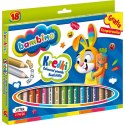 Kredki ołówkowe Bambino 18 kol. St.Majewski Kredki ołówkowe Bambino 18 kol. St.Majewski
