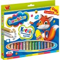Kredki ołówkowe Bambino 18 kol. St.Majewski Kredki ołówkowe Bambino 18 kol. St.Majewski