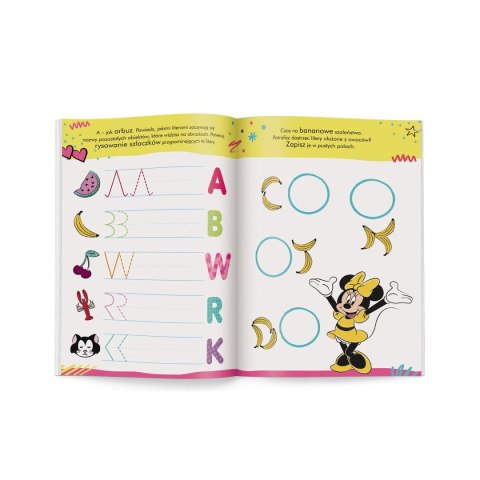 Książka dla dzieci Minnie. Szlaczki i Literki Ameet Książka dla dzieci Minnie. Szlaczki i Literki Ameet