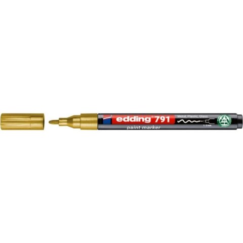 Marker olejowy PCR E-791 złoty 1,0-2,0mm okrągła końcówka Edding (ED-791PCR053) Marker olejowy PCR E-791 złoty 1,0-2,0mm okrągła końcówka Edding (ED-791PCR053)