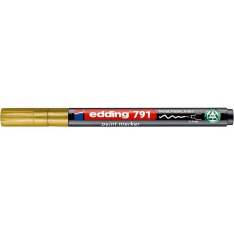 Marker olejowy PCR E-791 złoty 1,0-2,0mm okrągła końcówka Edding (ED-791PCR053) Marker olejowy PCR E-791 złoty 1,0-2,0mm okrągła końcówka Edding (ED-791PCR053)