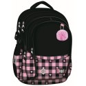 Plecak PINK CHECKERED 4-KOMORY St.Right (BP-01)
