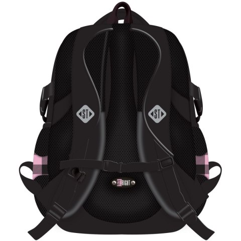 Plecak PINK CHECKERED 4-KOMORY St.Right (BP-01)