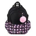 Plecak PINK CHECKERED 4-KOMORY St.Right (BP-01)