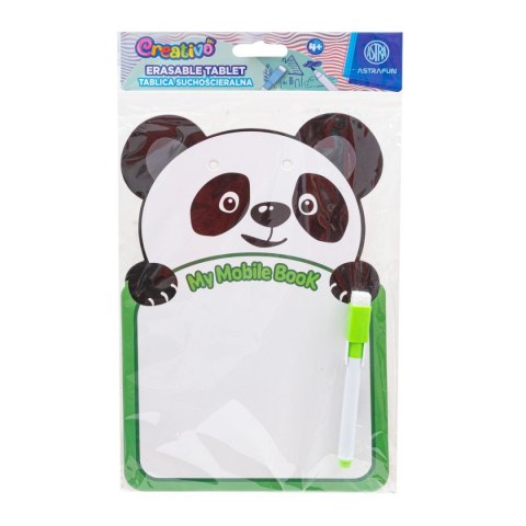 Tablica suchościeralna Jednorożec,Miś,Panda,Króliczek [mm:] 245x165 Astra Fun (325024006)