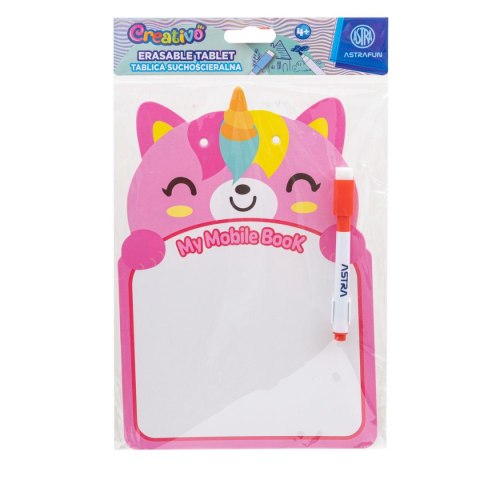 Tablica suchościeralna Jednorożec,Miś,Panda,Króliczek [mm:] 245x165 Astra Fun (325024006)