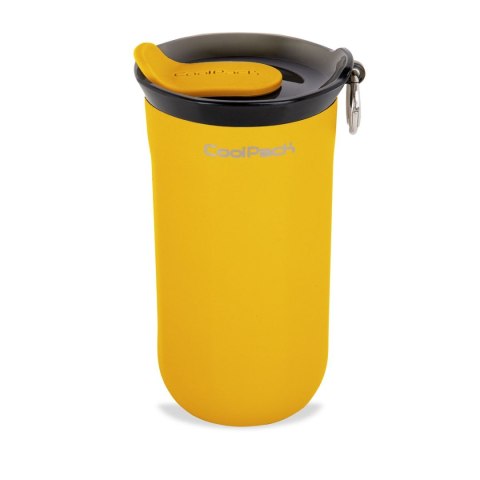 Bidon Cool Pack KUBEK TERMICZNY TOM Mustard 350ml Patio (Z29005)