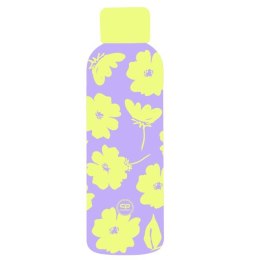 Bidon Cool Pack Termo Bottle FLORES LILA 500ml Patio (Z23913)