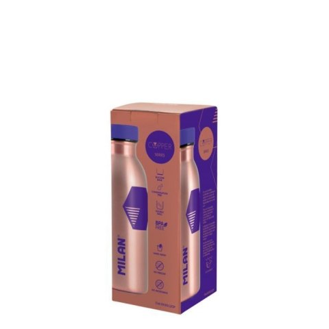 Bidon Copper Fiolet izotermiczny 354ml Milan (643012CP) Bidon Copper Fiolet izotermiczny 354ml Milan (643012CP)