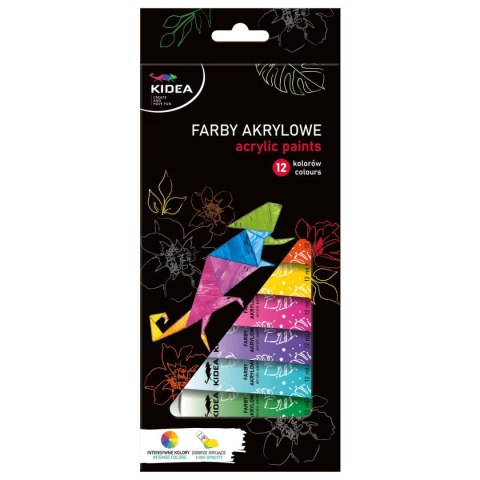 Farby akwarelowe 12ml 12 kolor. Kidea (FAA12KA) Farby akwarelowe 12ml 12 kolor. Kidea (FAA12KA)