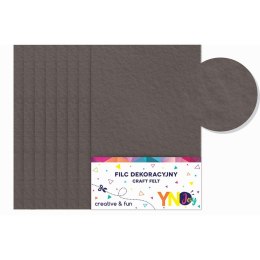 Filc kolor: szary 8 ark. [mm:] 210x297 Interdruk (IFILCSZA)