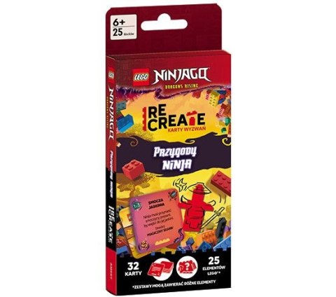 Karty LEGO® NINJAGO® Recreate. Karty Wyzwań. Przygody ninja Ameet (ACP 6701) 32 sztuk Karty LEGO® NINJAGO® Recreate. Karty Wyzwań. Przygody ninja Ameet (ACP 6701) 32 sztuk