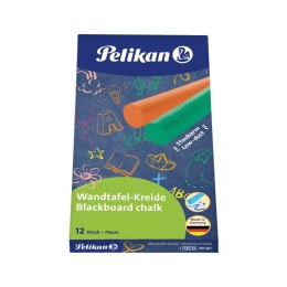Kreda bezpyłowa kolor: mix 12 szt Pelikan (400142595)