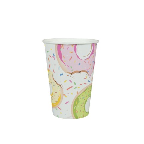 Kubek jednorazowy pączki papier 200ml Arpex (DC4237) Kubek jednorazowy pączki papier 200ml Arpex (DC4237)