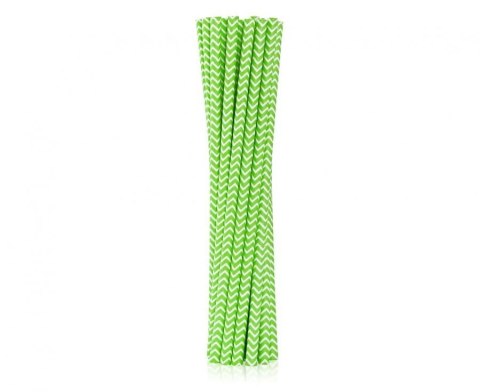Słomka pap. limonkowe szlaczki, 6x197mm 12 szt Godan (RP-LS12) Słomka pap. limonkowe szlaczki, 6x197mm 12 szt Godan (RP-LS12)