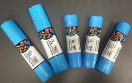 Worki na śmieci niebieska interleave kolor: niebieski 60L 10 szt Fastec