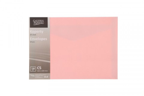Koperta gładki pudrowy róż C5 różowa Galeria Papieru (280635) 10 sztuk Koperta gładki pudrowy róż C5 różowa Galeria Papieru (280635) 10 sztuk