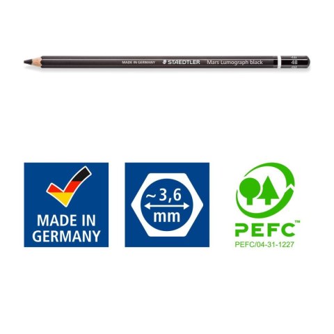Ołówek 4B Staedtler (S 100 4B) Ołówek 4B Staedtler (S 100 4B)